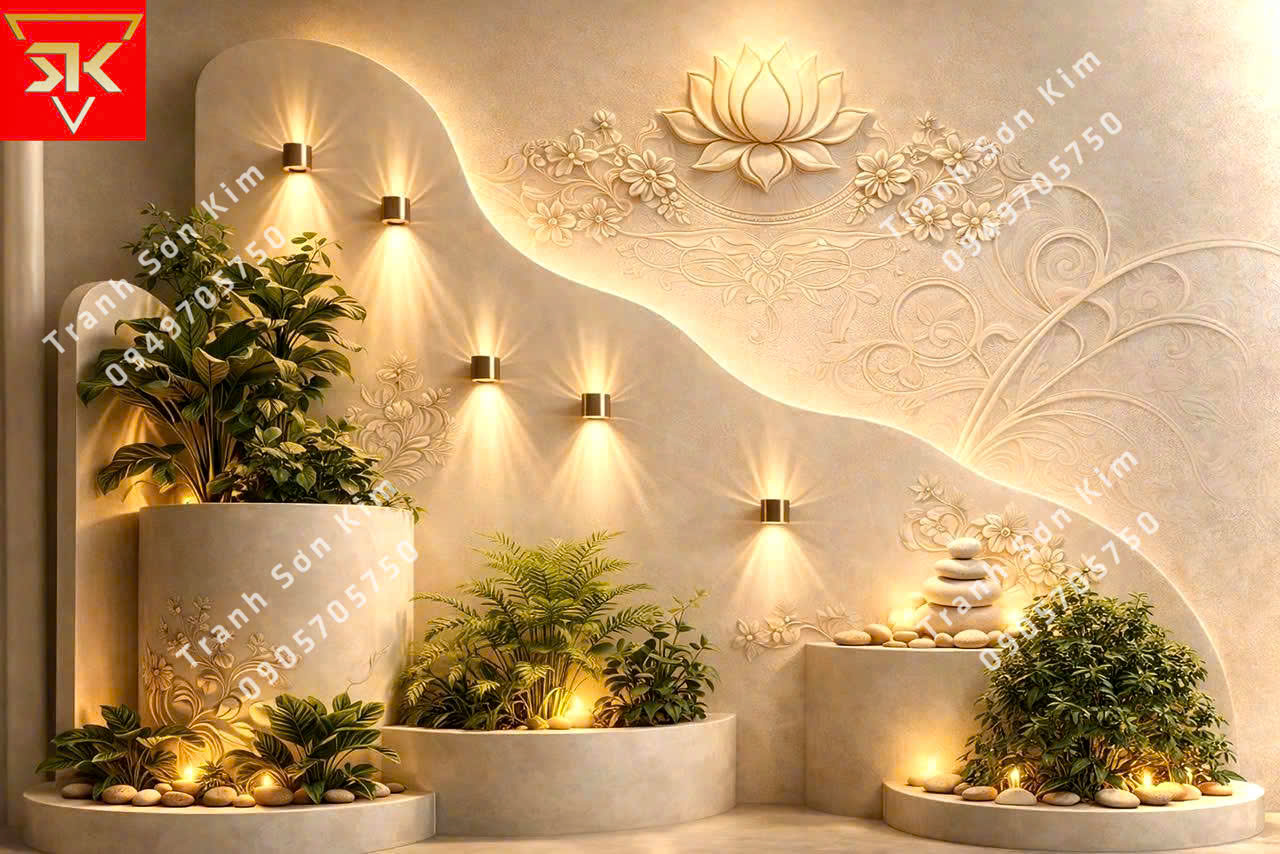 tranh dán tường hiện đại