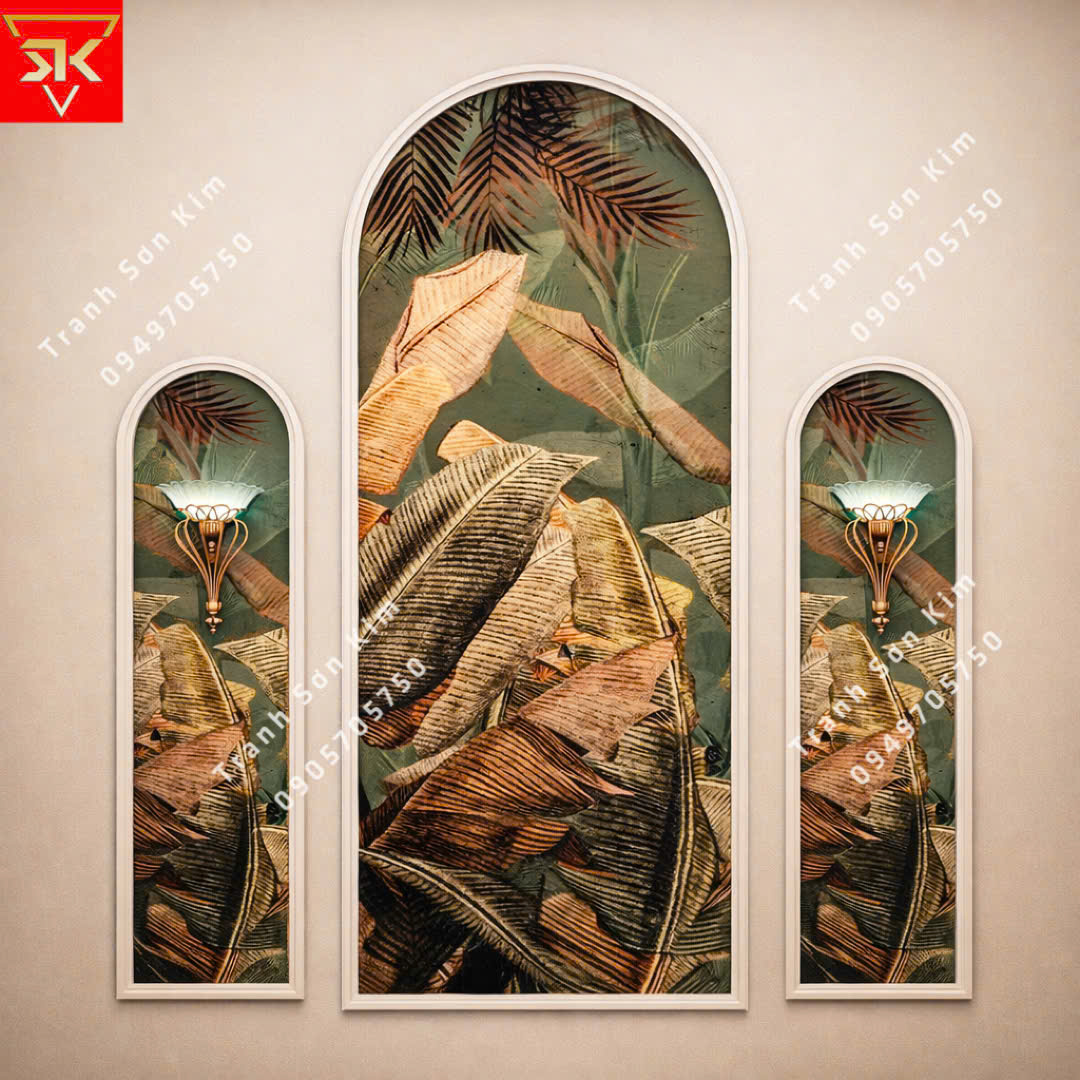 tranh dán tường hiện đại