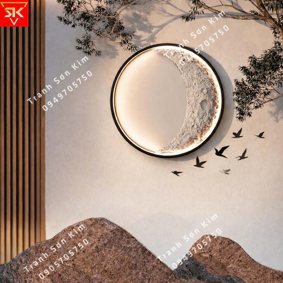 tranh dán tường hiện đại