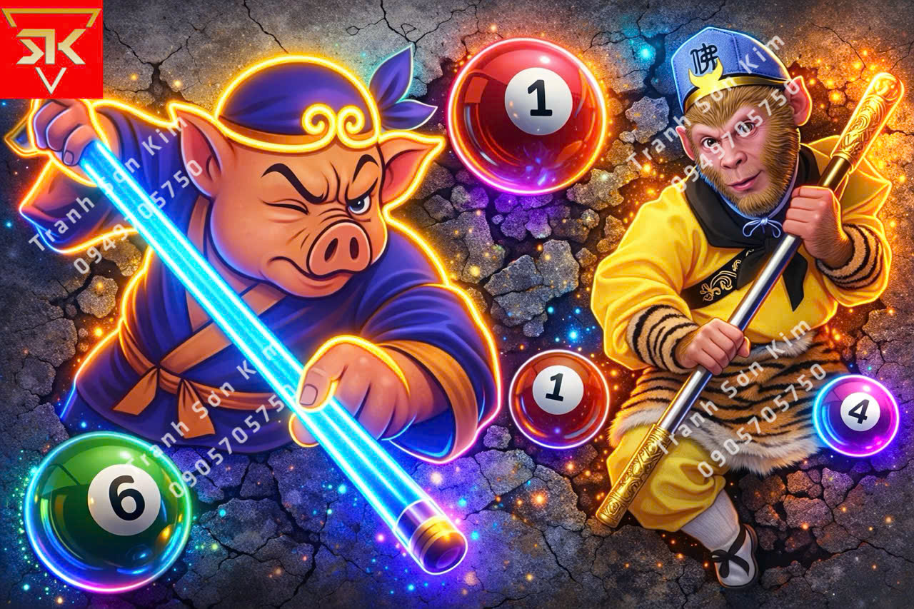 tranh bida tây du ký