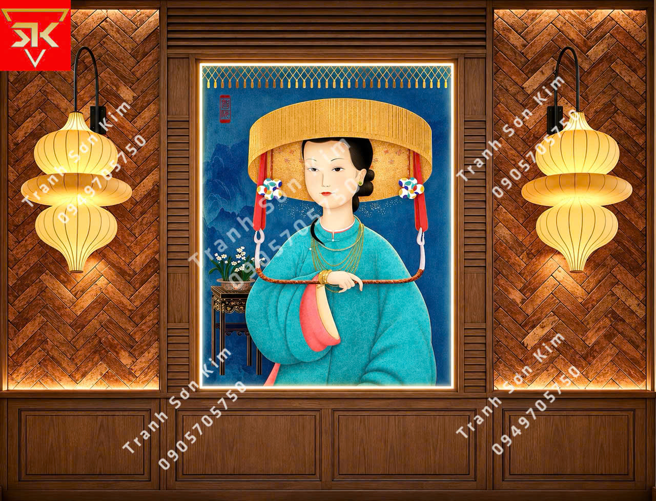 tranh dán tường indochine
