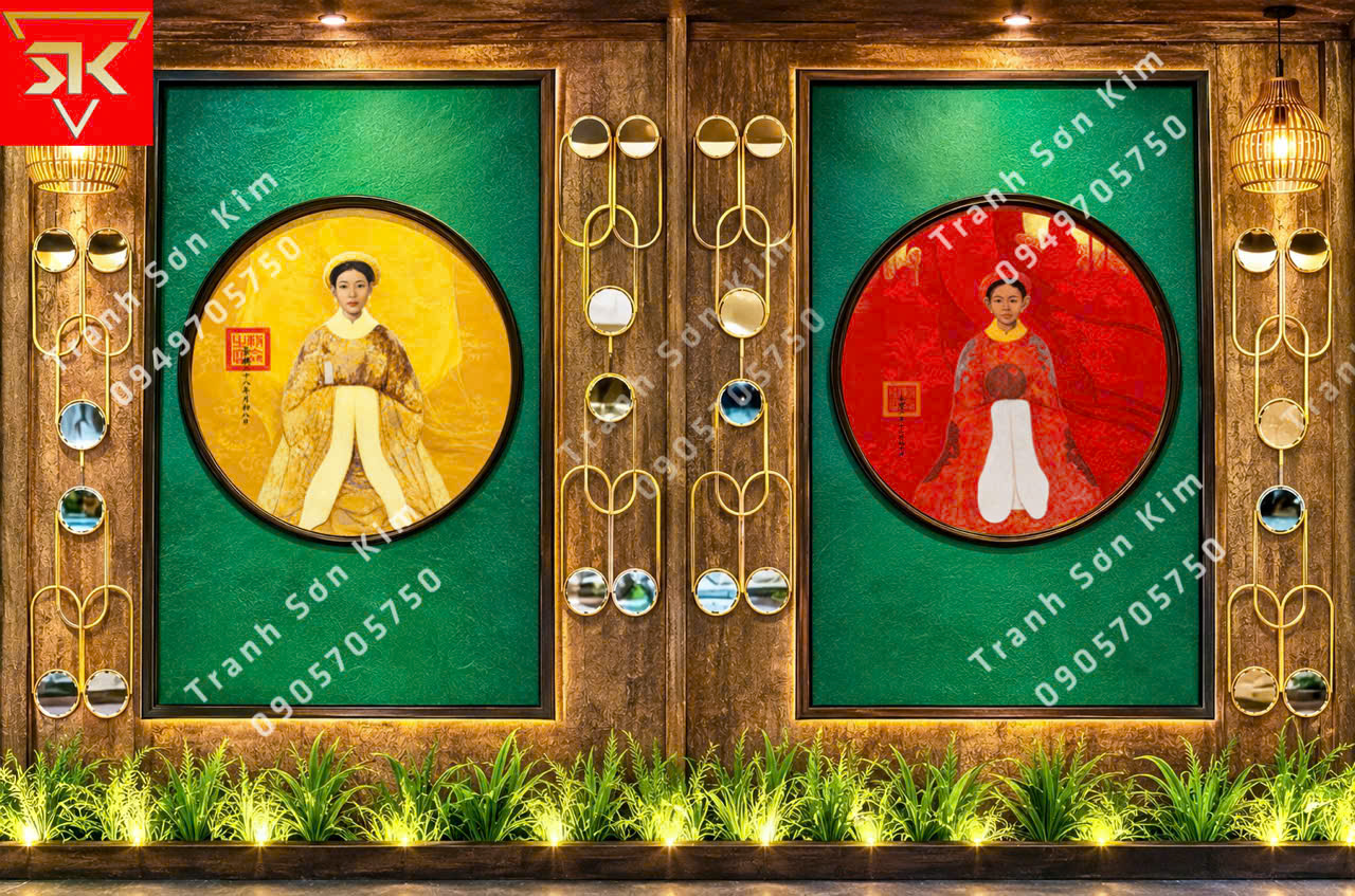tranh dán tường indochine