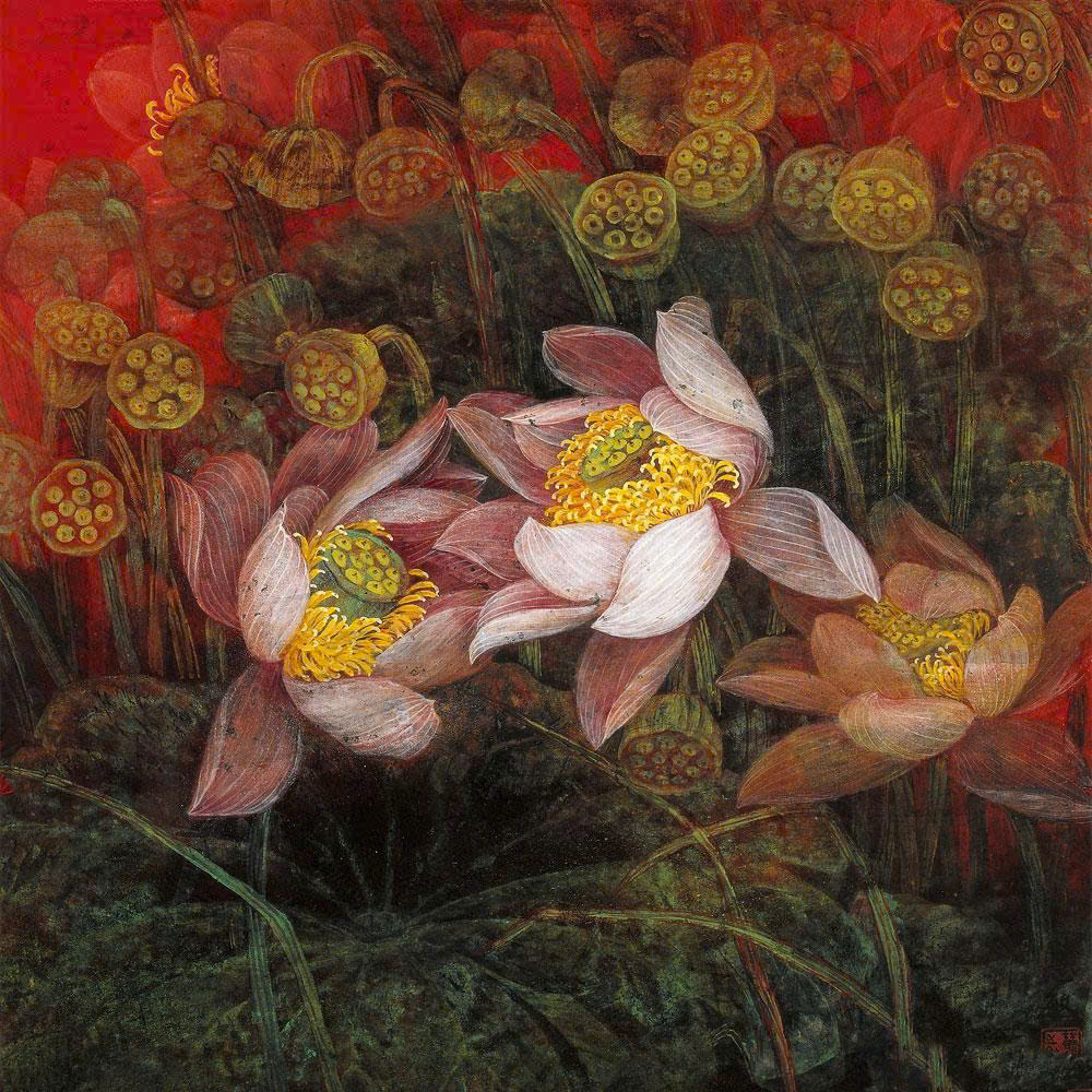 tranh dán tường indochine