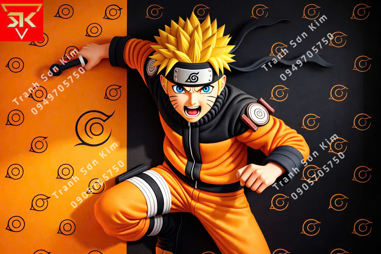 tranh dán tường naruto