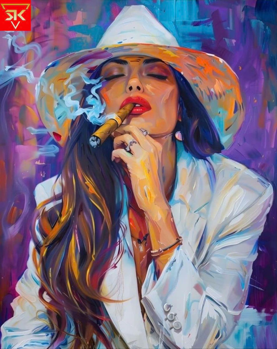 tranh dán tường trừu tượng