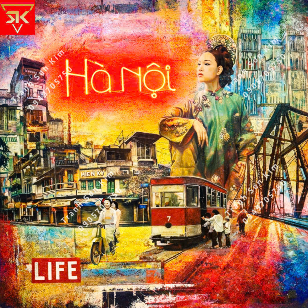 tranh sài gòn xưa